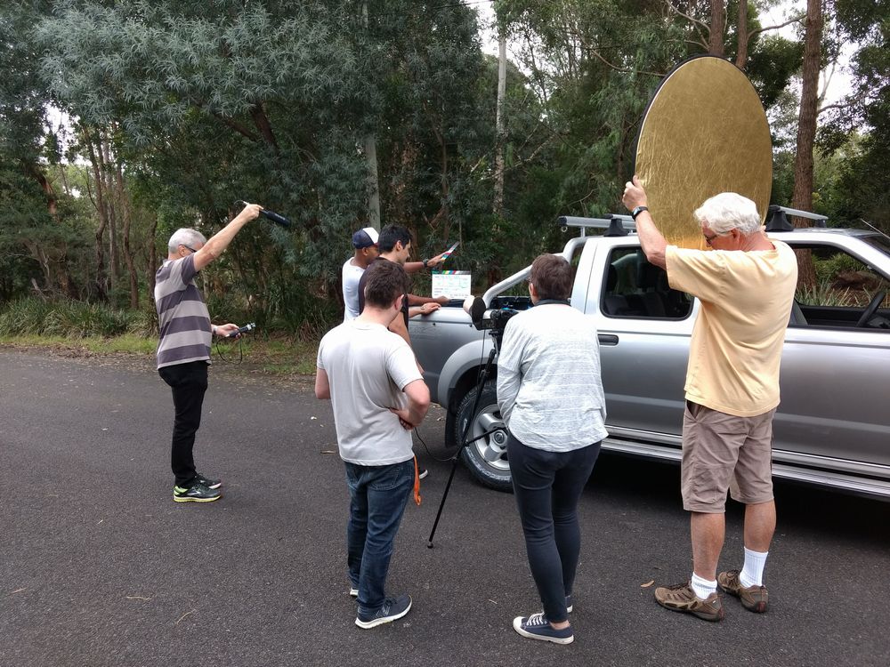 Filming of The Cyclist