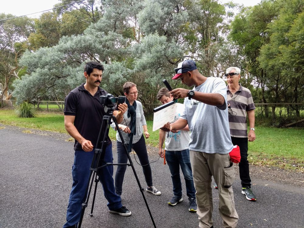 Filming of The Cyclist