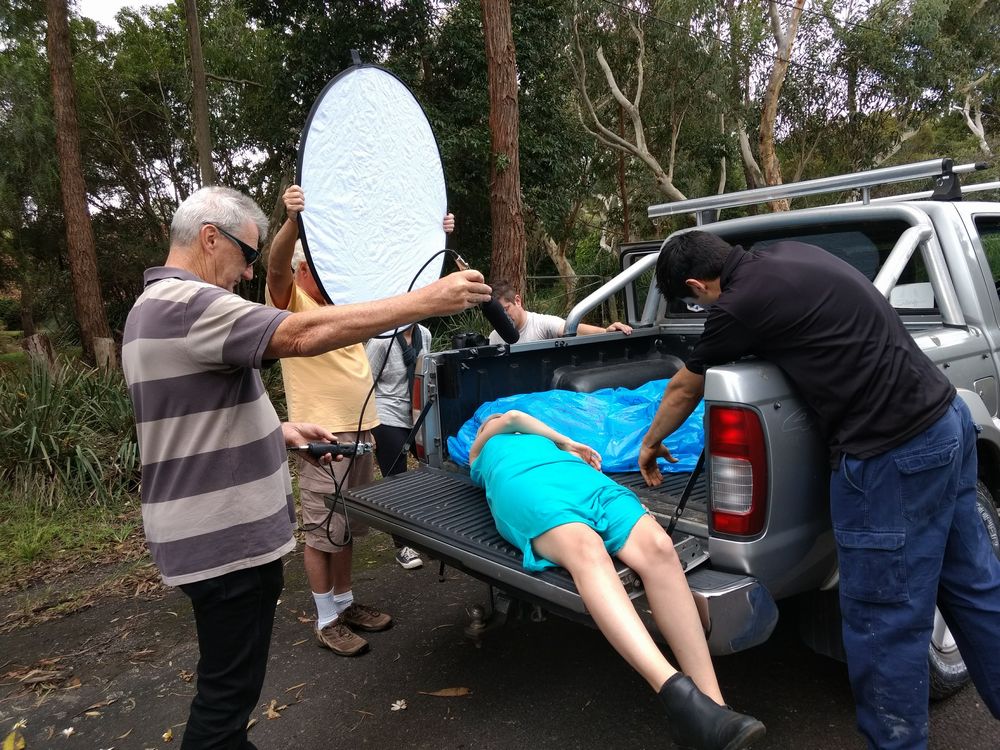 Filming of The Cyclist