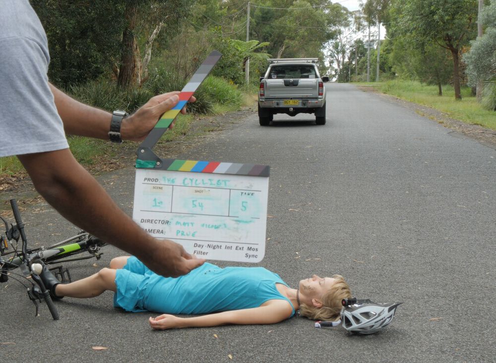 Filming of The Cyclist